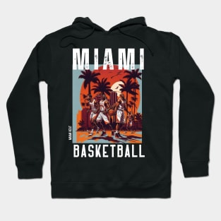 Miami heat basketball  vector graphic design Hoodie